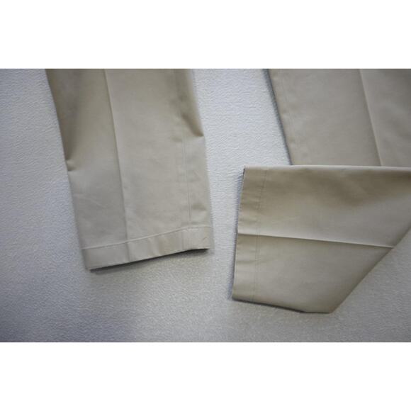 Brooks Brothers Clark Advantage Chino Khaki Pants Beige Mens 36 x 34 - Picture 3 of 10